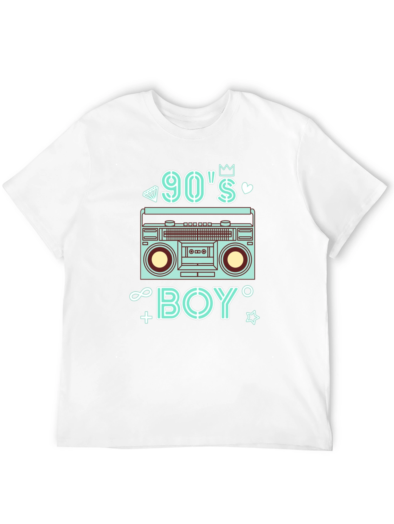 90s Boy Black Graphic Tee