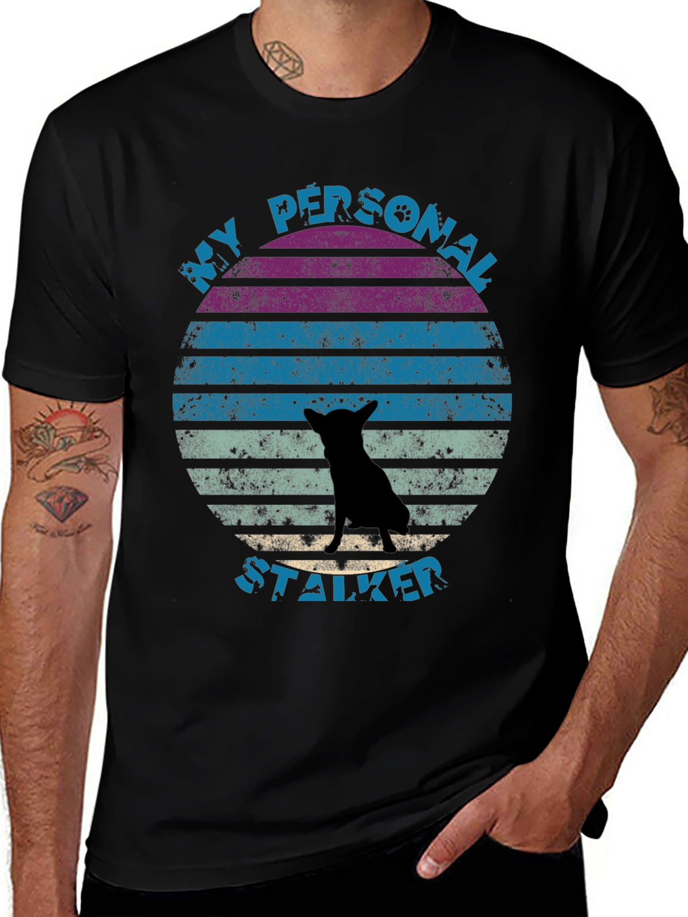 My Personal Stalker Dog T-Shirt
