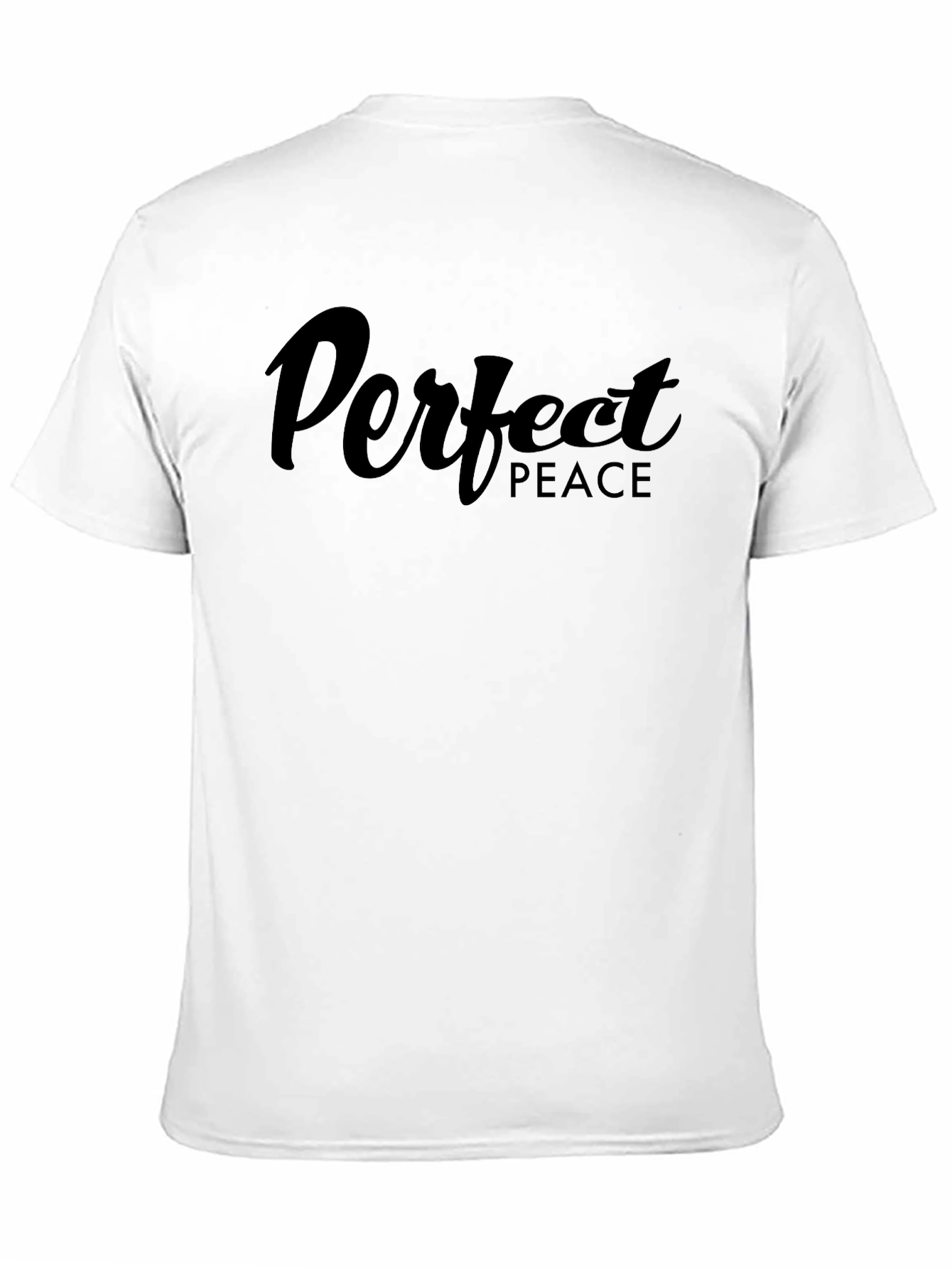 Perfect Peace Black Graphic Tee - Stylish Comfort
