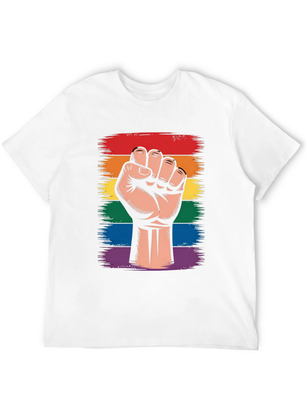 Pride Fist Graphic T-Shirt - LGBTQ+ Support