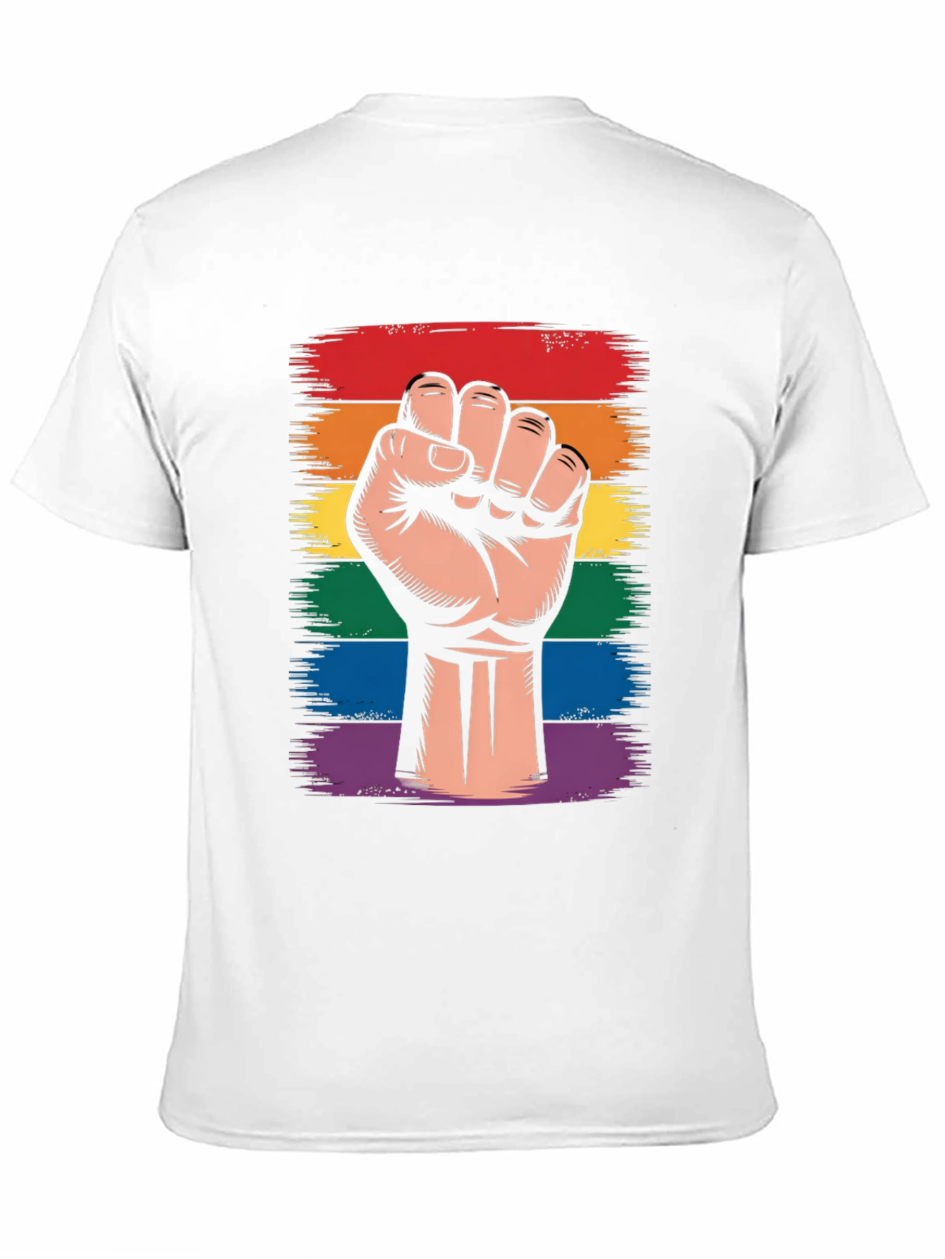 Pride Fist Graphic T-Shirt - LGBTQ+ Support