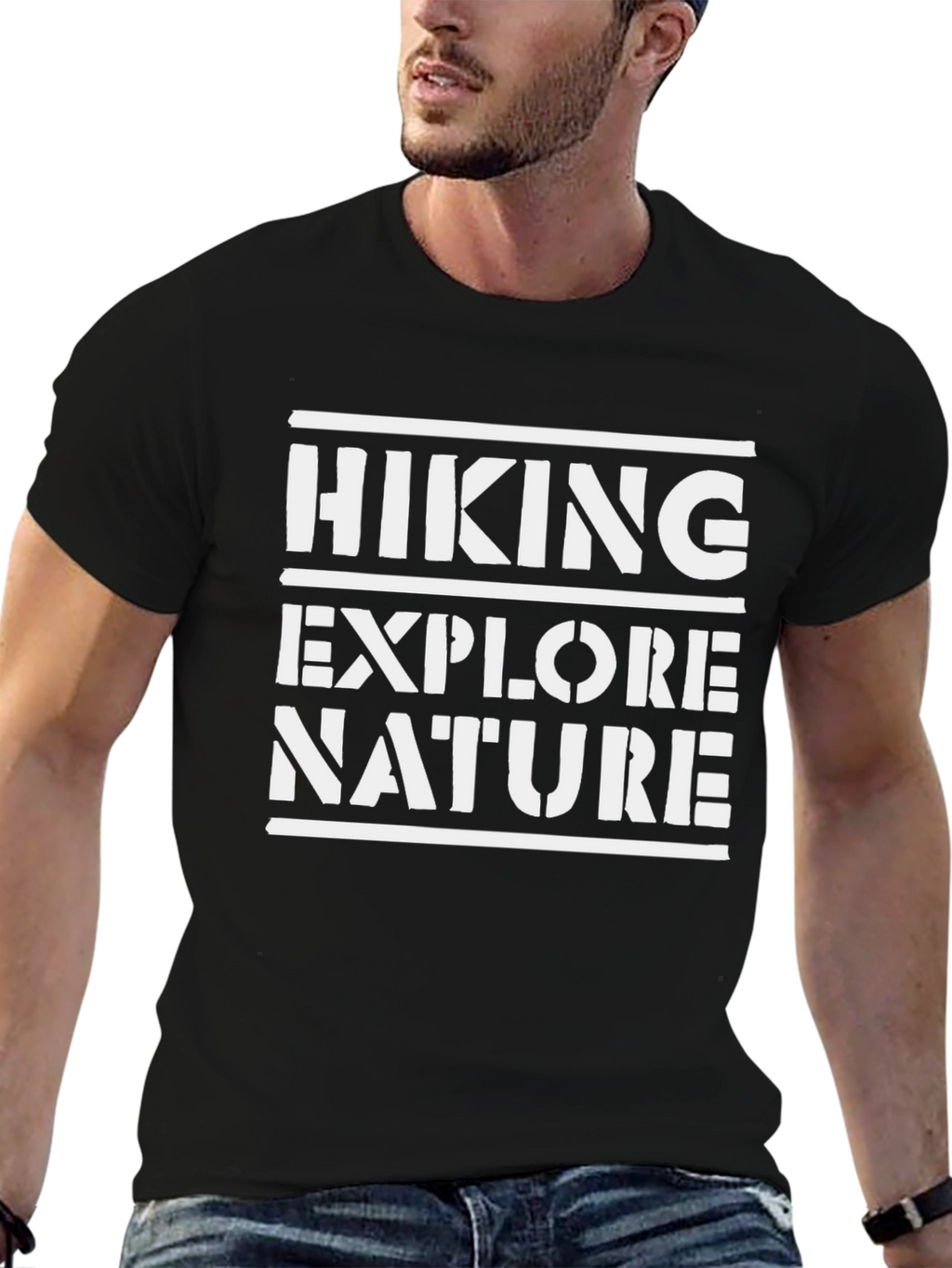 Hiking Explore Nature Graphic Tee