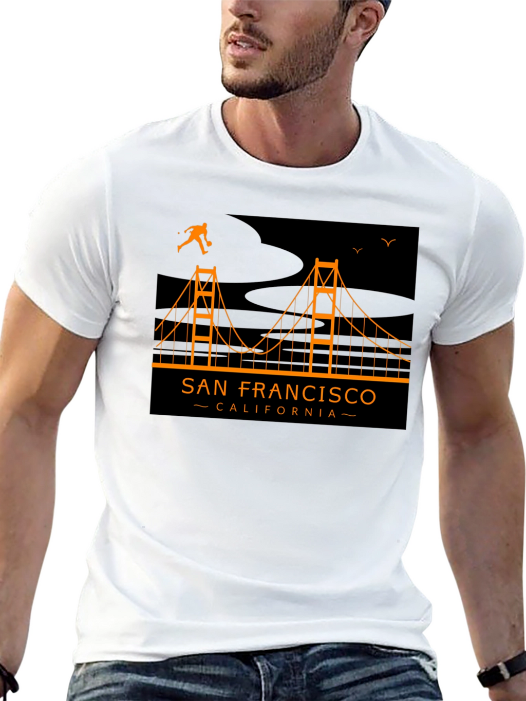 San Francisco Golden Gate Bridge Graphic Tee