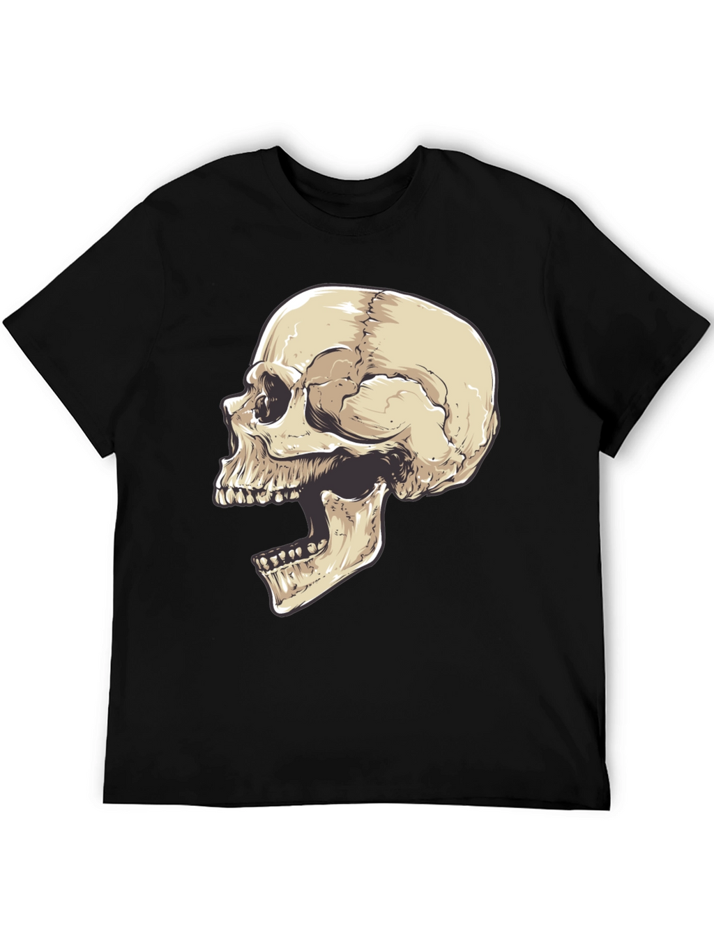 Skull Graphic Black T-Shirt