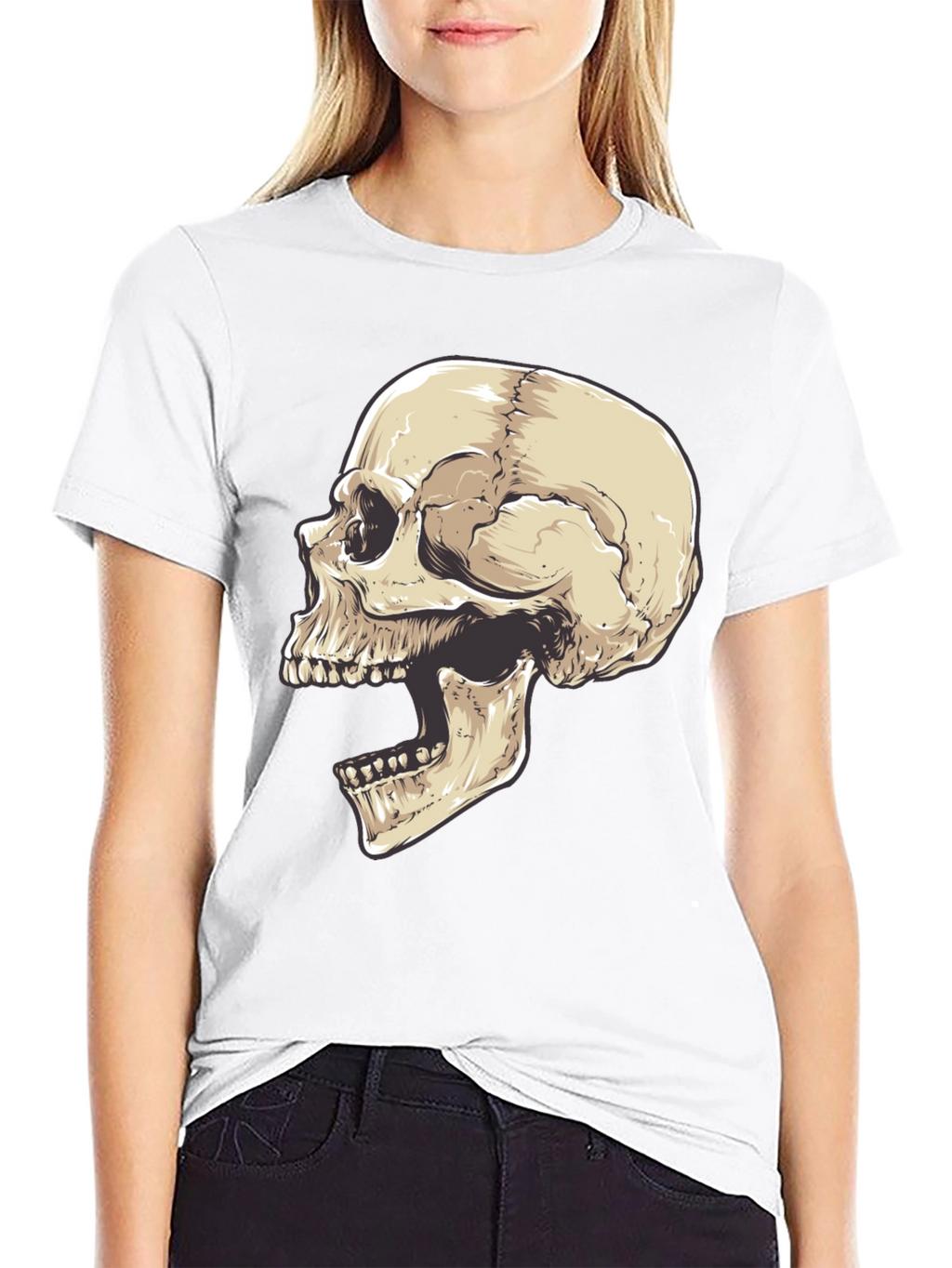 Skull Graphic Black T-Shirt