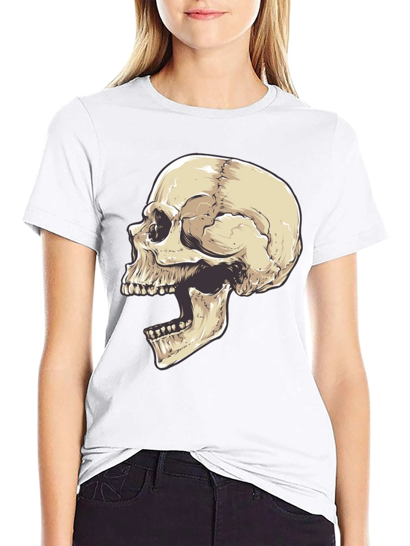 Skull Graphic Black T-Shirt