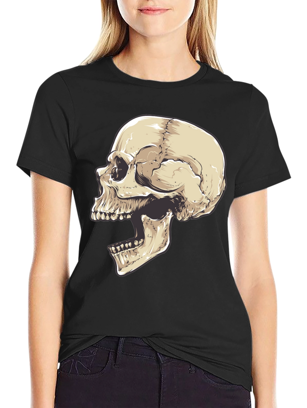 Skull Graphic Black T-Shirt