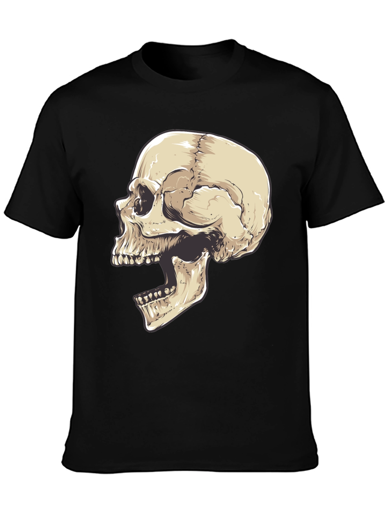 Skull Graphic Black T-Shirt