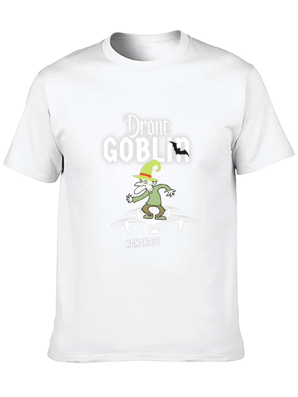 Drone Goblin Graphic Tee - Black Cotton T-Shirt
