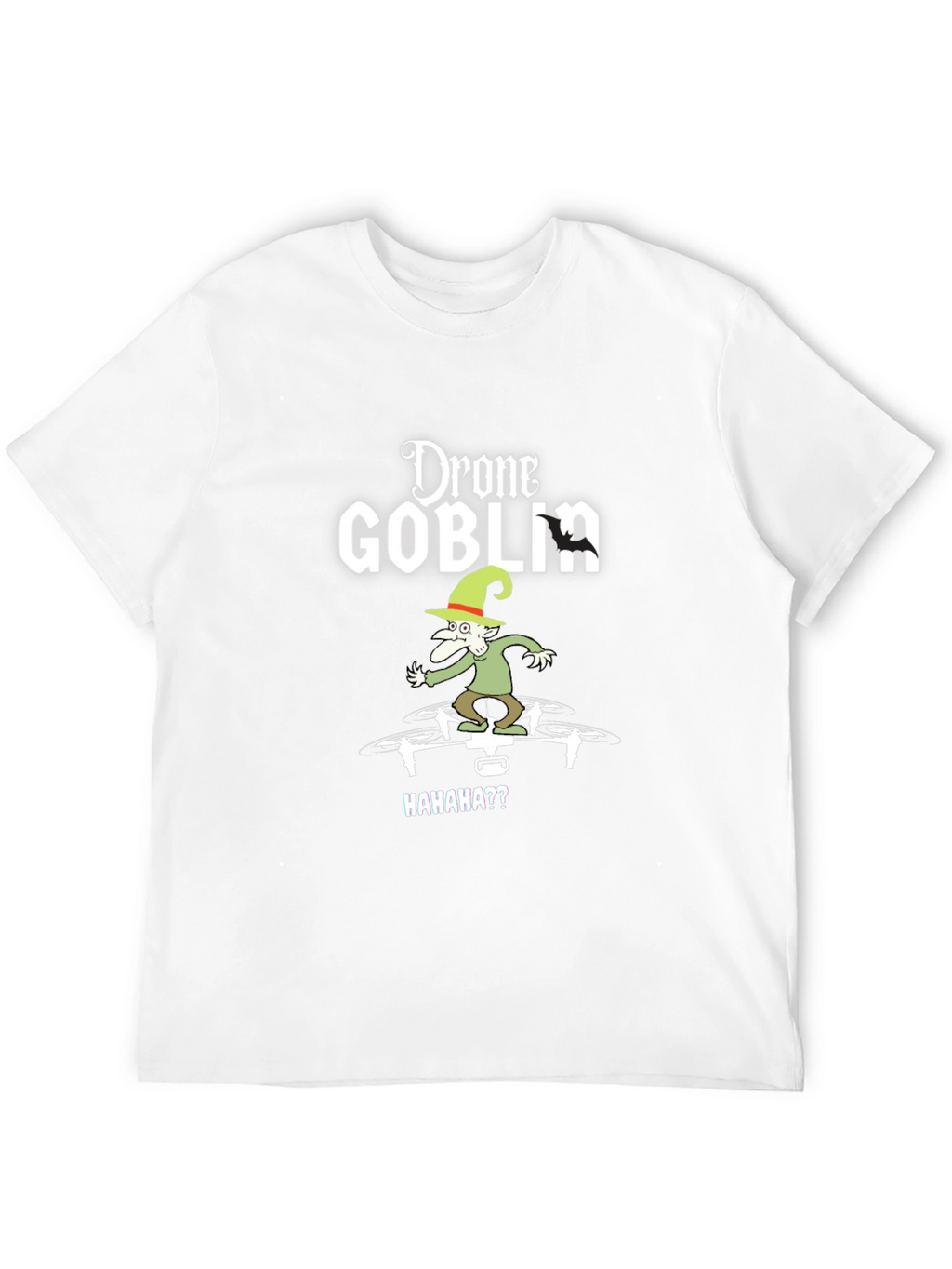 Drone Goblin Graphic Tee - Black Cotton T-Shirt