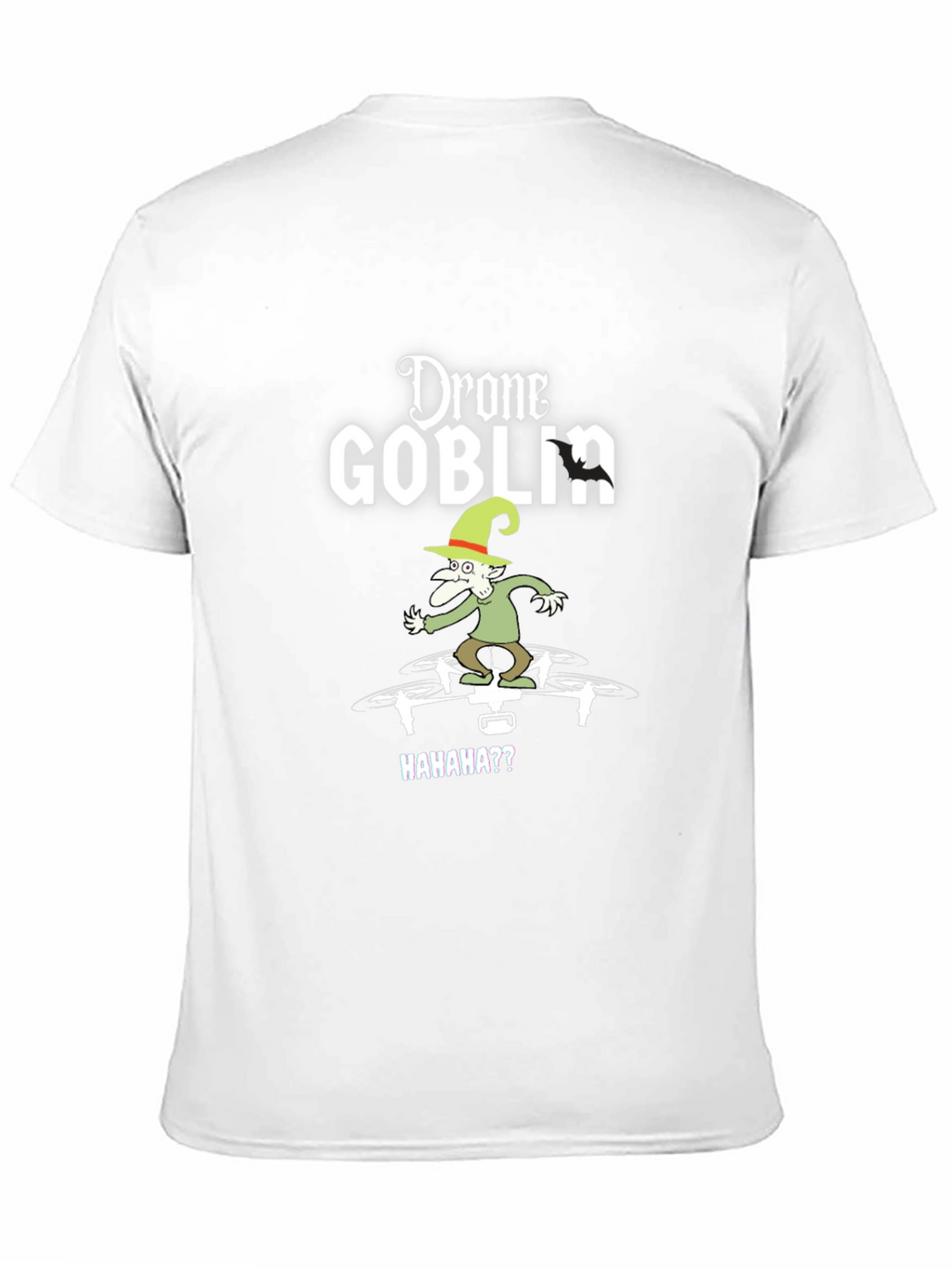 Drone Goblin Graphic Tee - Black Cotton T-Shirt