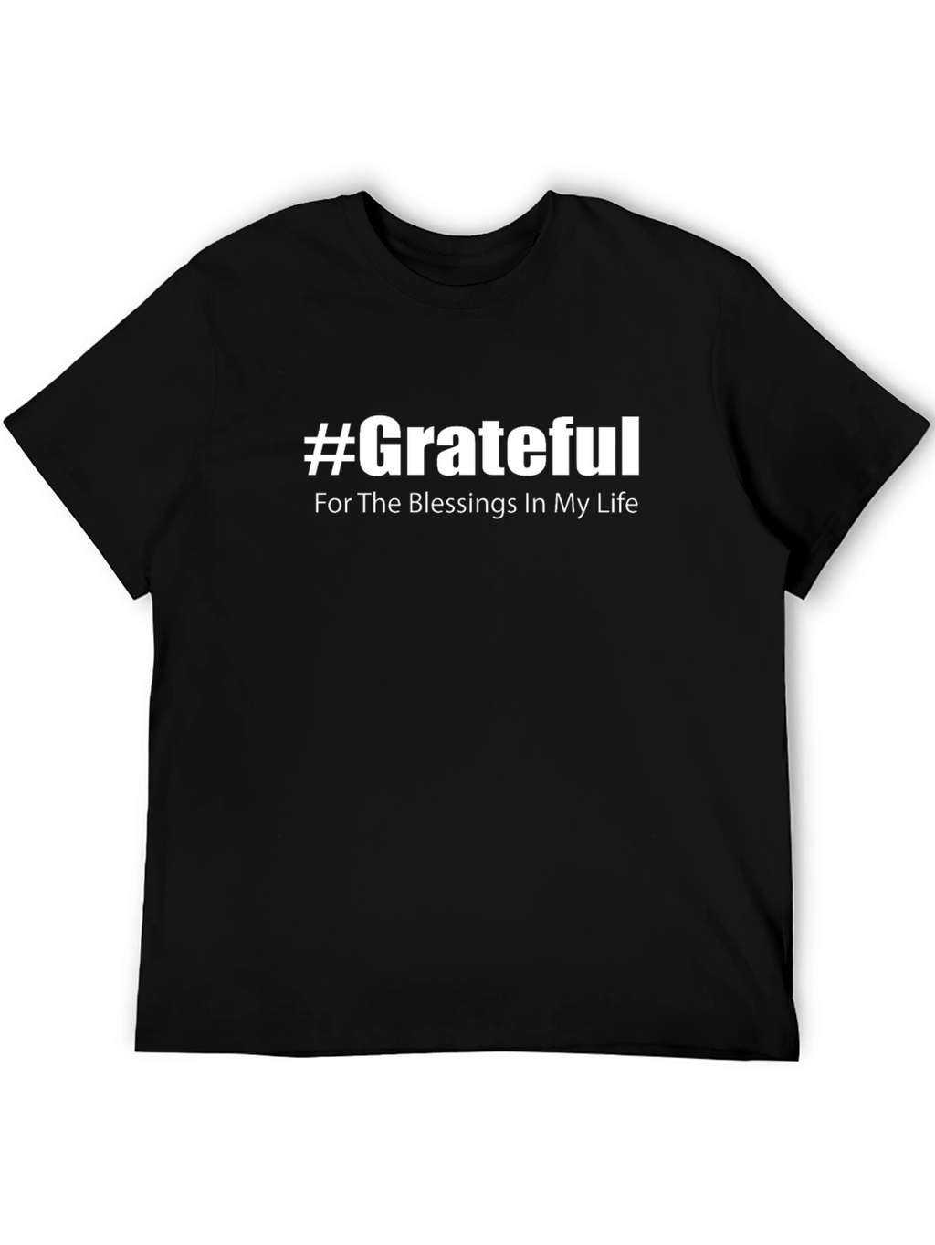 Grateful Blessings Black Graphic Tee