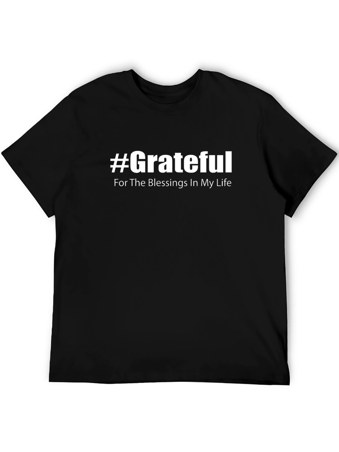 Grateful Blessings Black Graphic Tee