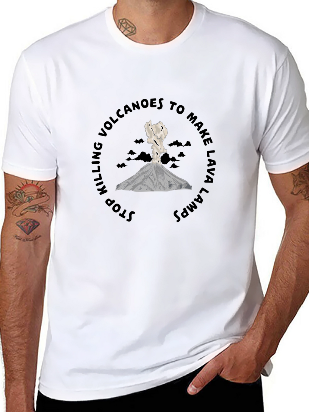 Volcano Lava Lamp T-Shirt