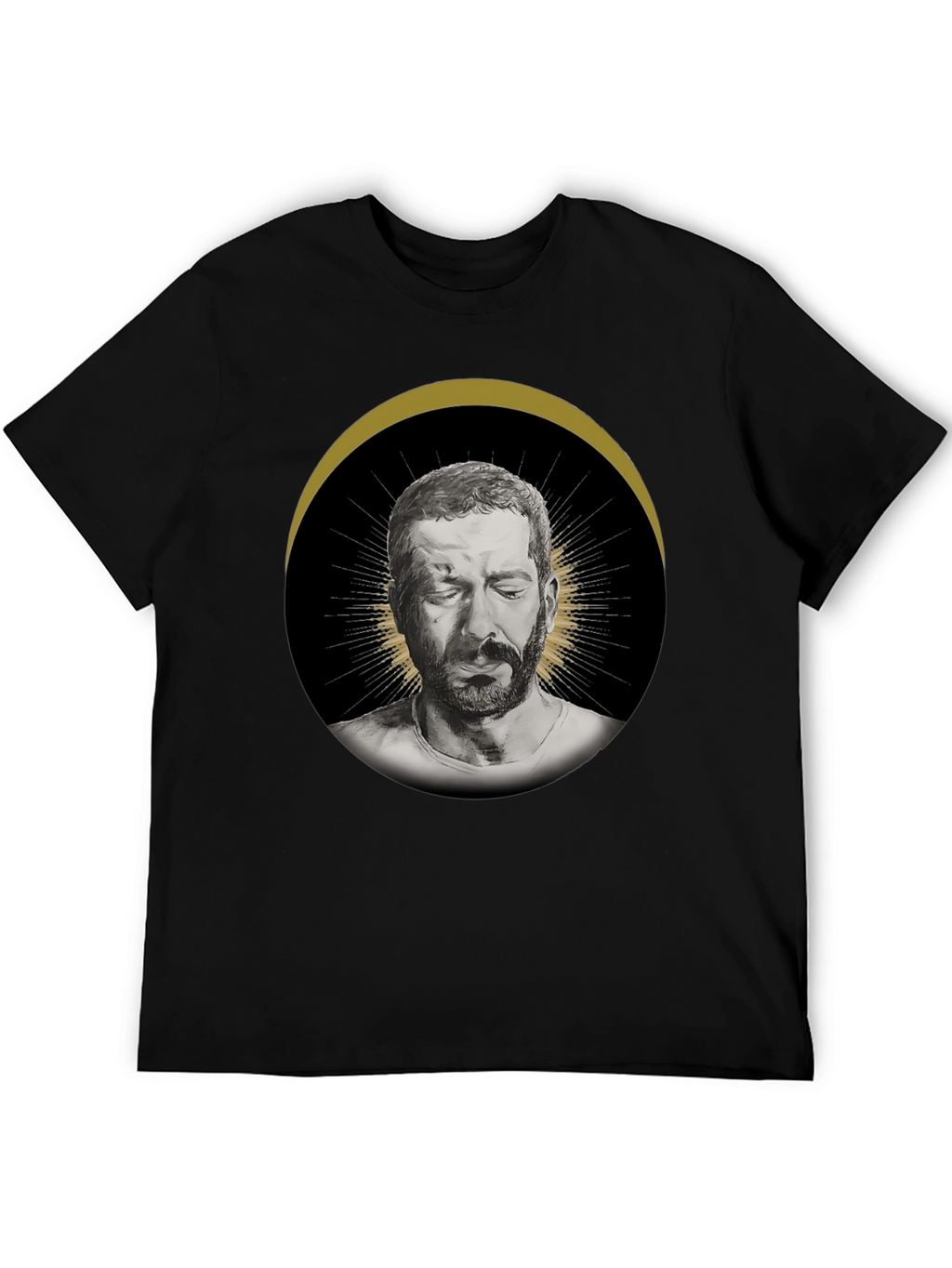 Mens Graphic T-Shirt - Halo Portrait Print