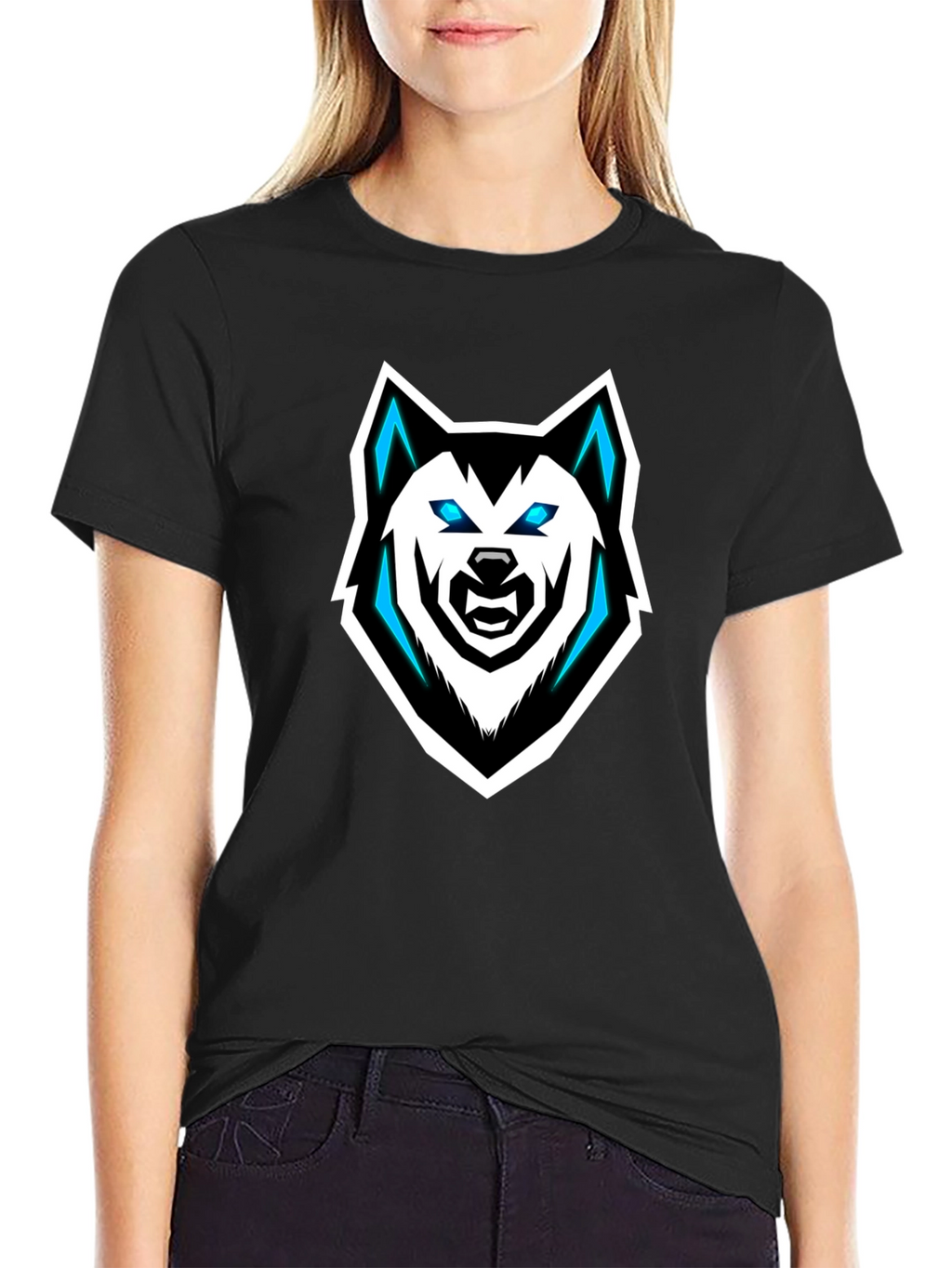 Black Wolf Graphic Tee - Stylish & Unique Design