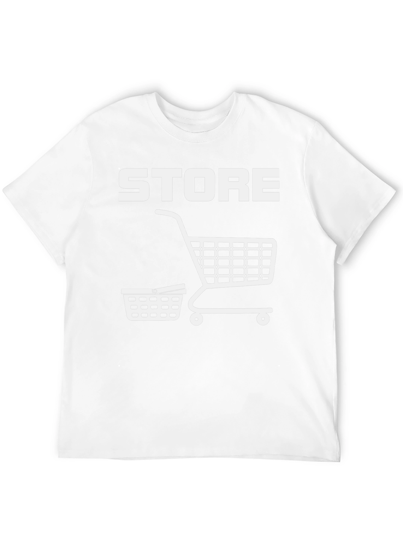 Store T-Shirt: Shopping Cart Graphic Tee