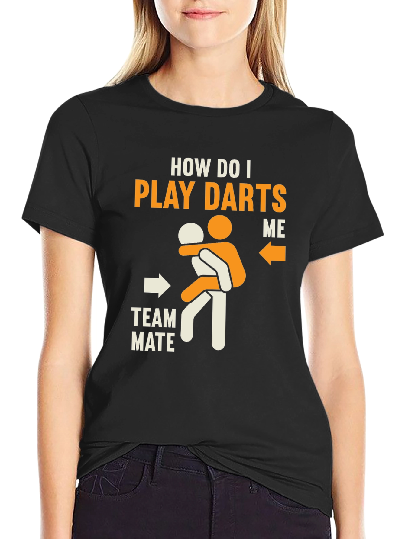 How Do I Play Darts T-Shirt - Funny Graphic Tee