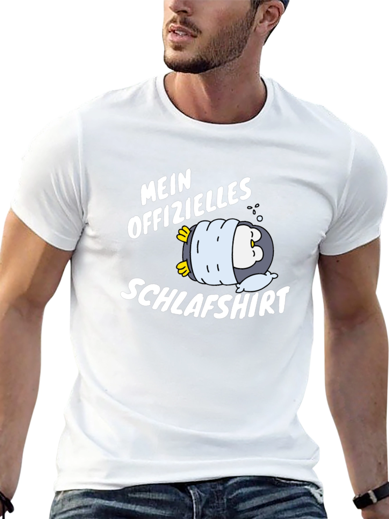 Funny Penguin Schlafshirt Mens T-Shirt