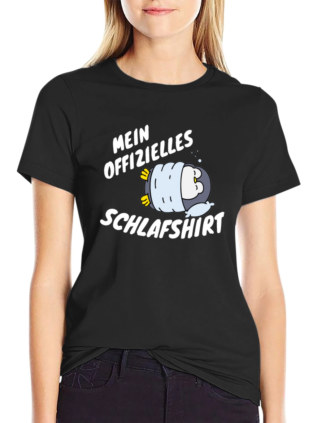 Funny Penguin Schlafshirt Mens T-Shirt