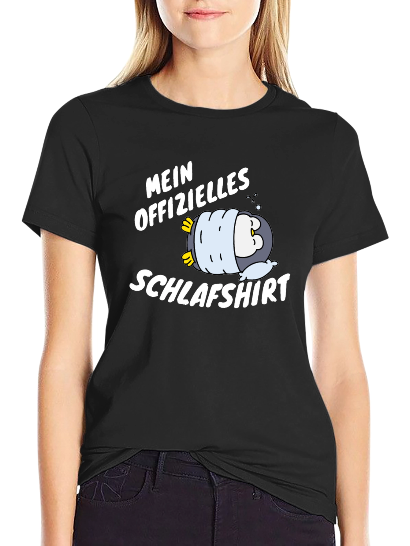 Funny Penguin Schlafshirt Mens T-Shirt