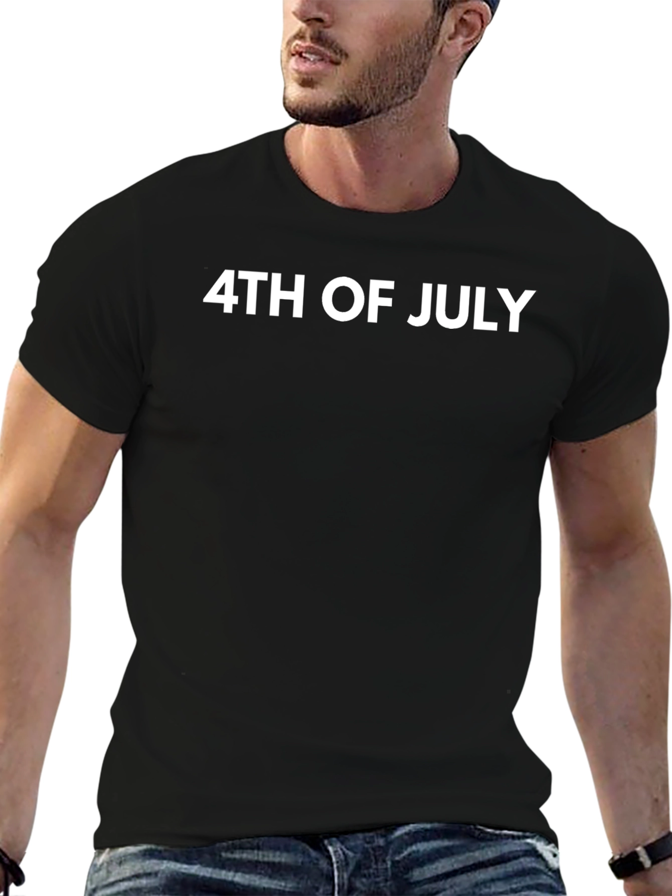 4th of July Graphic T-Shirt - Patriotic Mens Tee