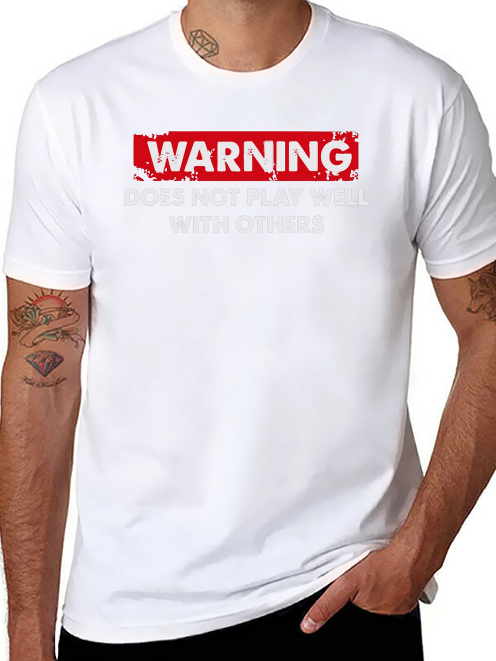 Warning: Does Not Play Well With Others T-Shirt