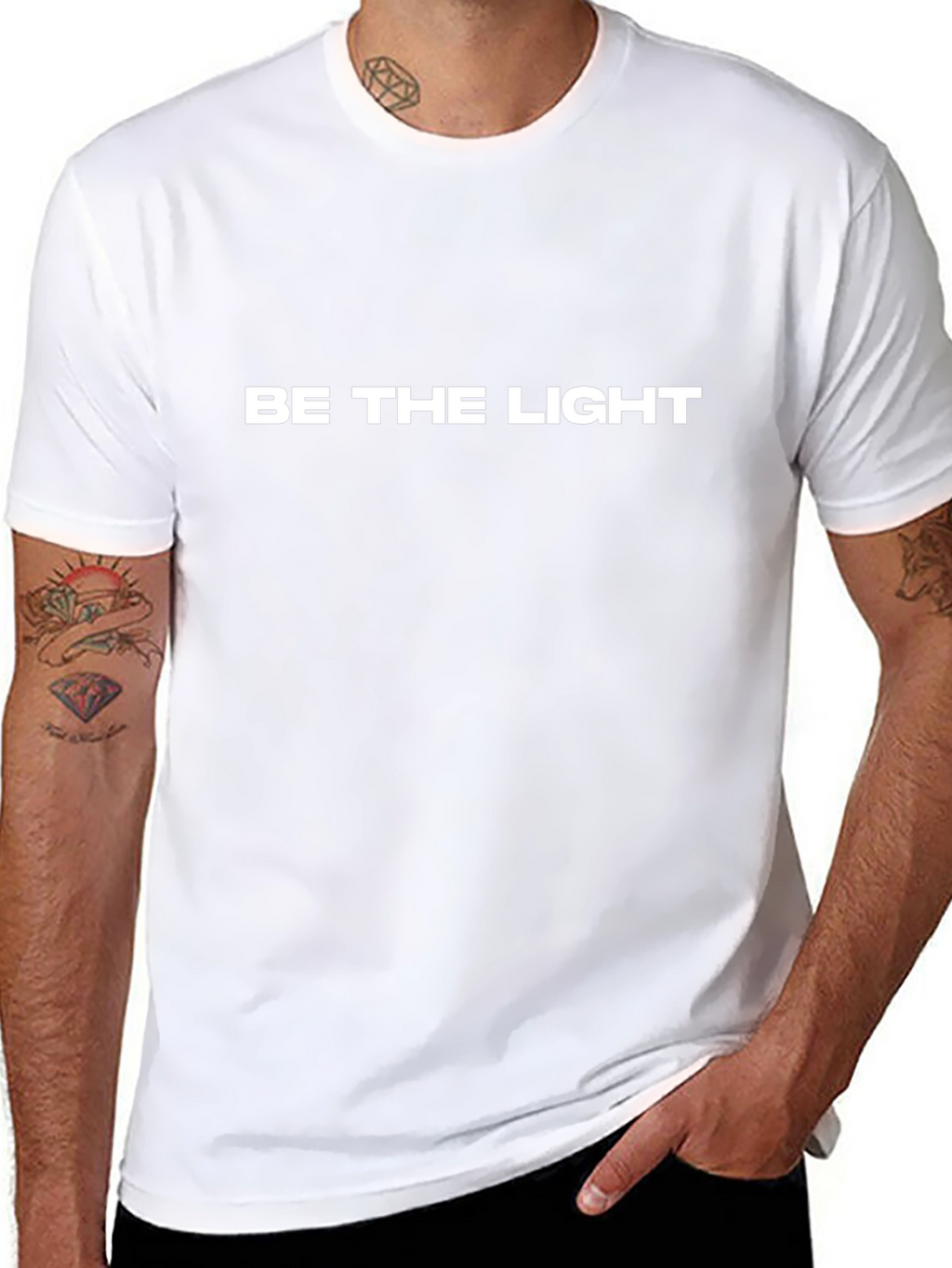 Be The Light Graphic Tee - Classic Black T-Shirt