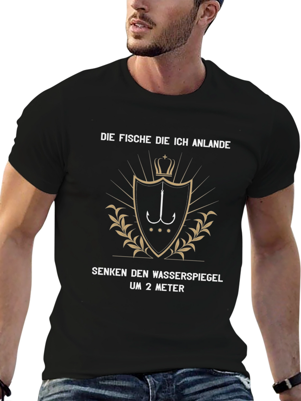 Fishing T-Shirt: Die Fische Die Ich Anlande Design