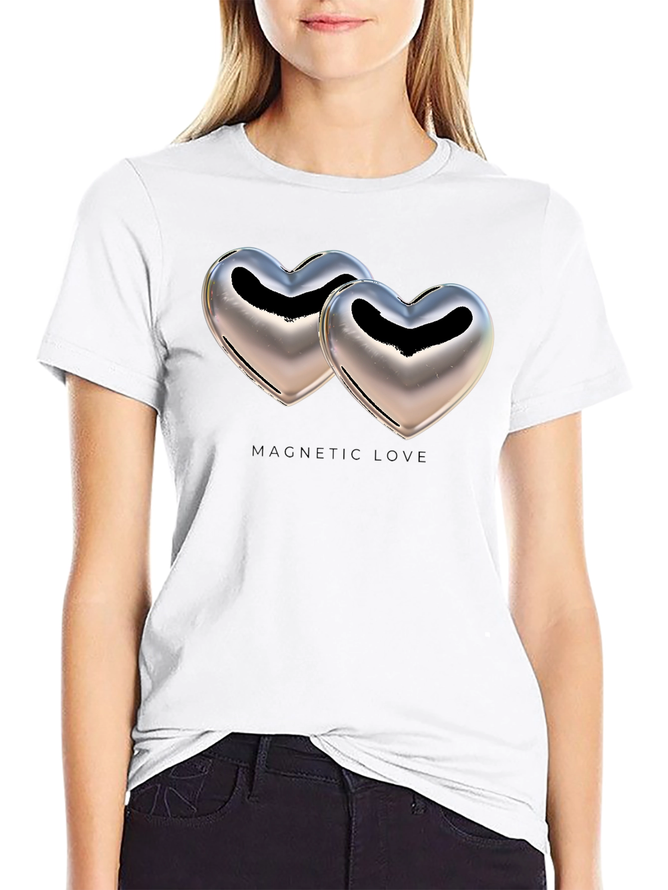 Magnetic Love Graphic T-Shirt
