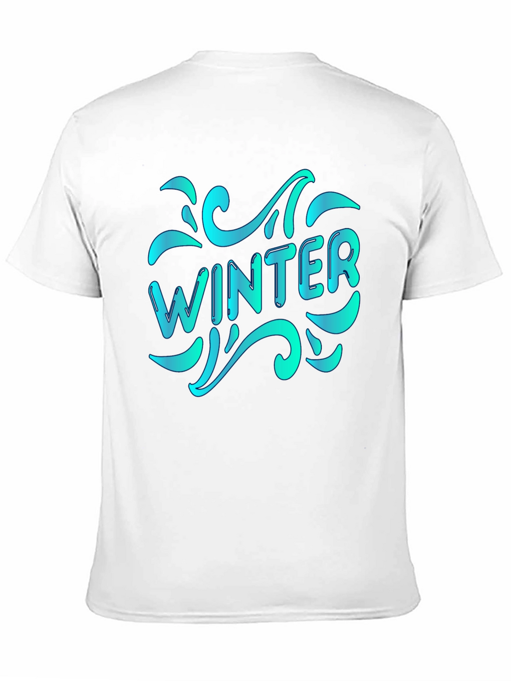 Winter Themed Black T-Shirt