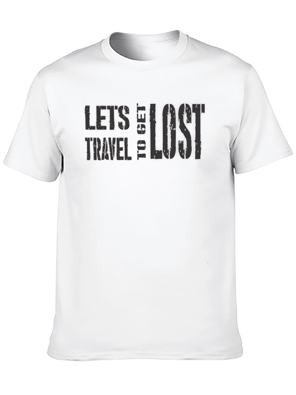 Lets Travel To Get Lost Graphic T-Shirt