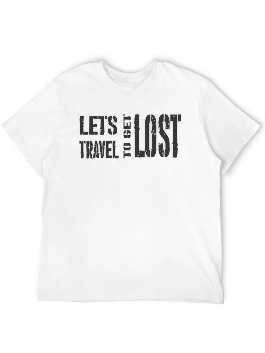 Lets Travel To Get Lost Graphic T-Shirt