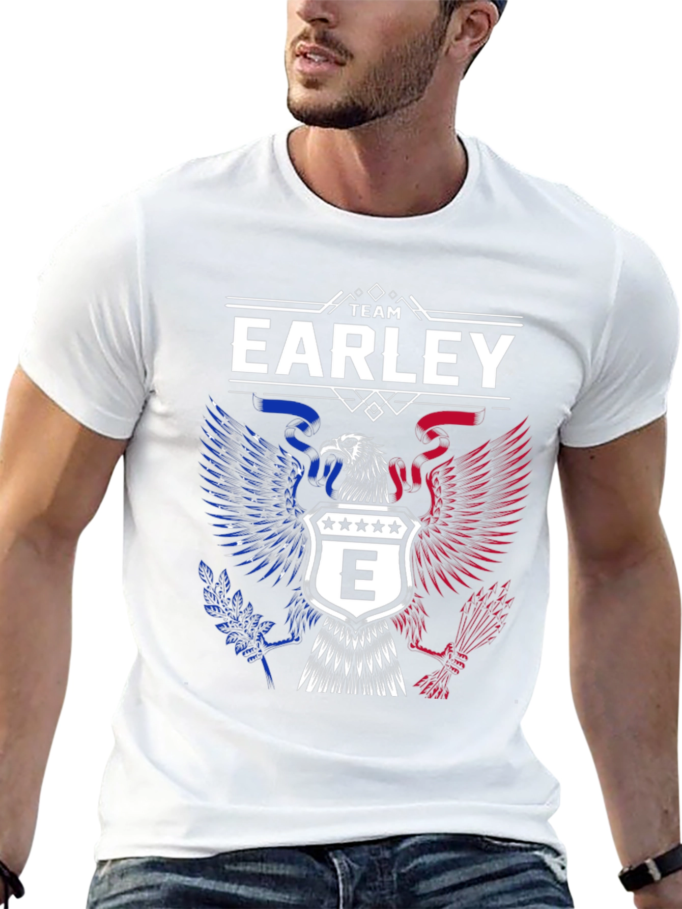 Team Earley Patriotic Eagle Graphic T-Shirt
