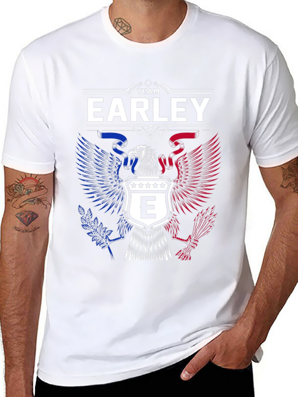 Team Earley Patriotic Eagle Graphic T-Shirt