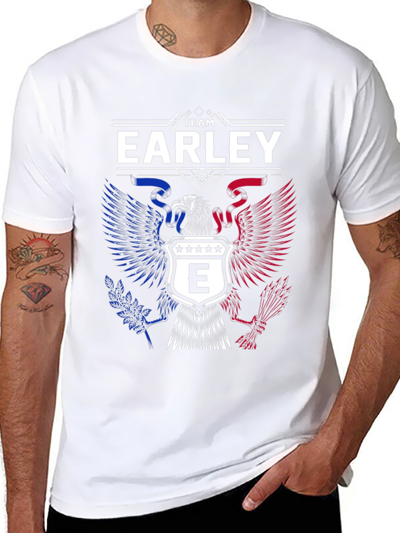 Team Earley Patriotic Eagle Graphic T-Shirt