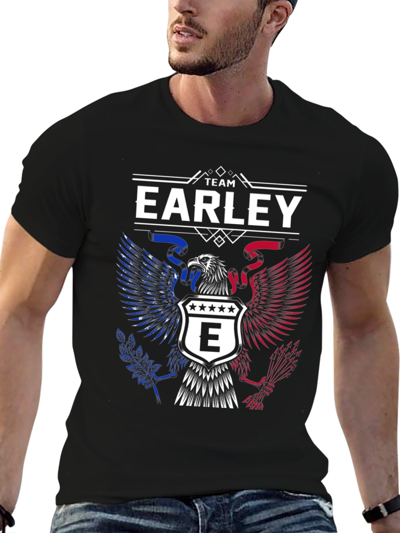 Team Earley Patriotic Eagle Graphic T-Shirt