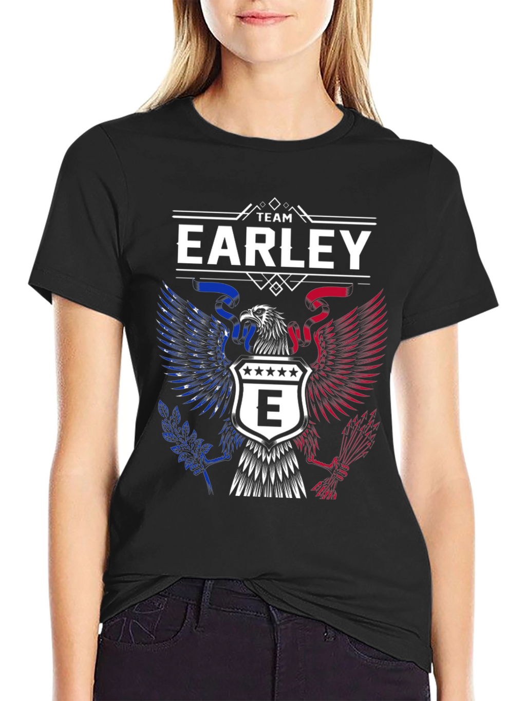 Team Earley Patriotic Eagle Graphic T-Shirt
