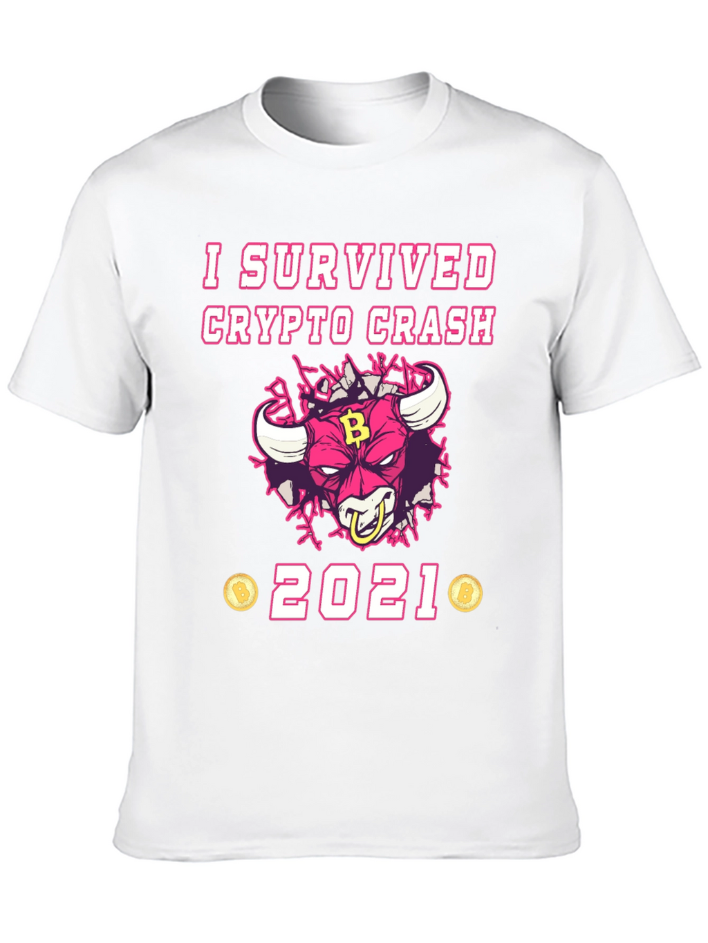 Crypto Crash Survivor 2021 Graphic T-Shirt