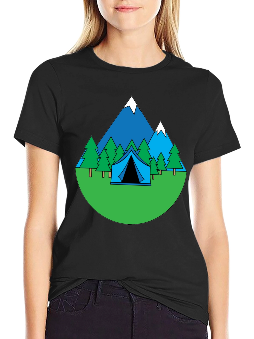 Mountain Camping Graphic Tee