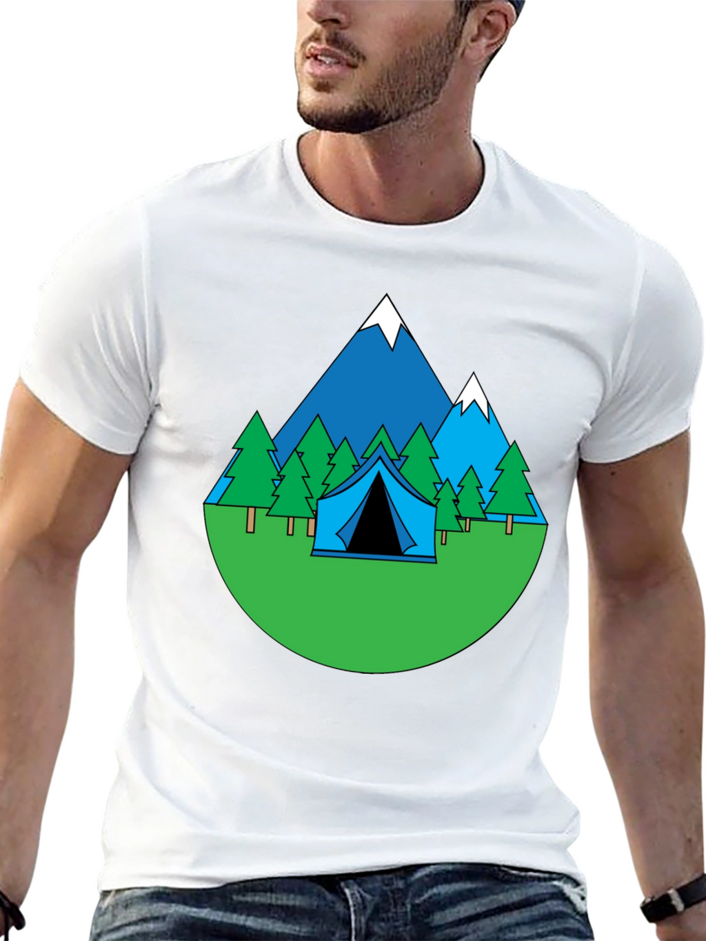 Mountain Camping Graphic Tee