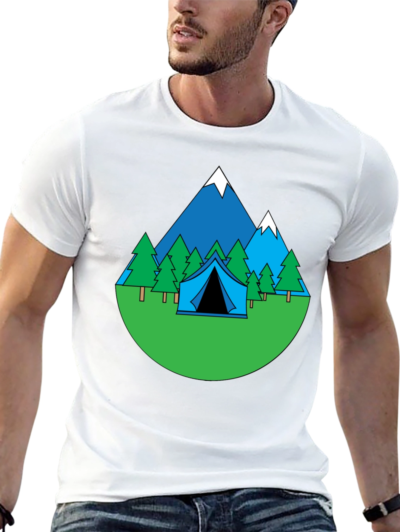 Mountain Camping Graphic Tee