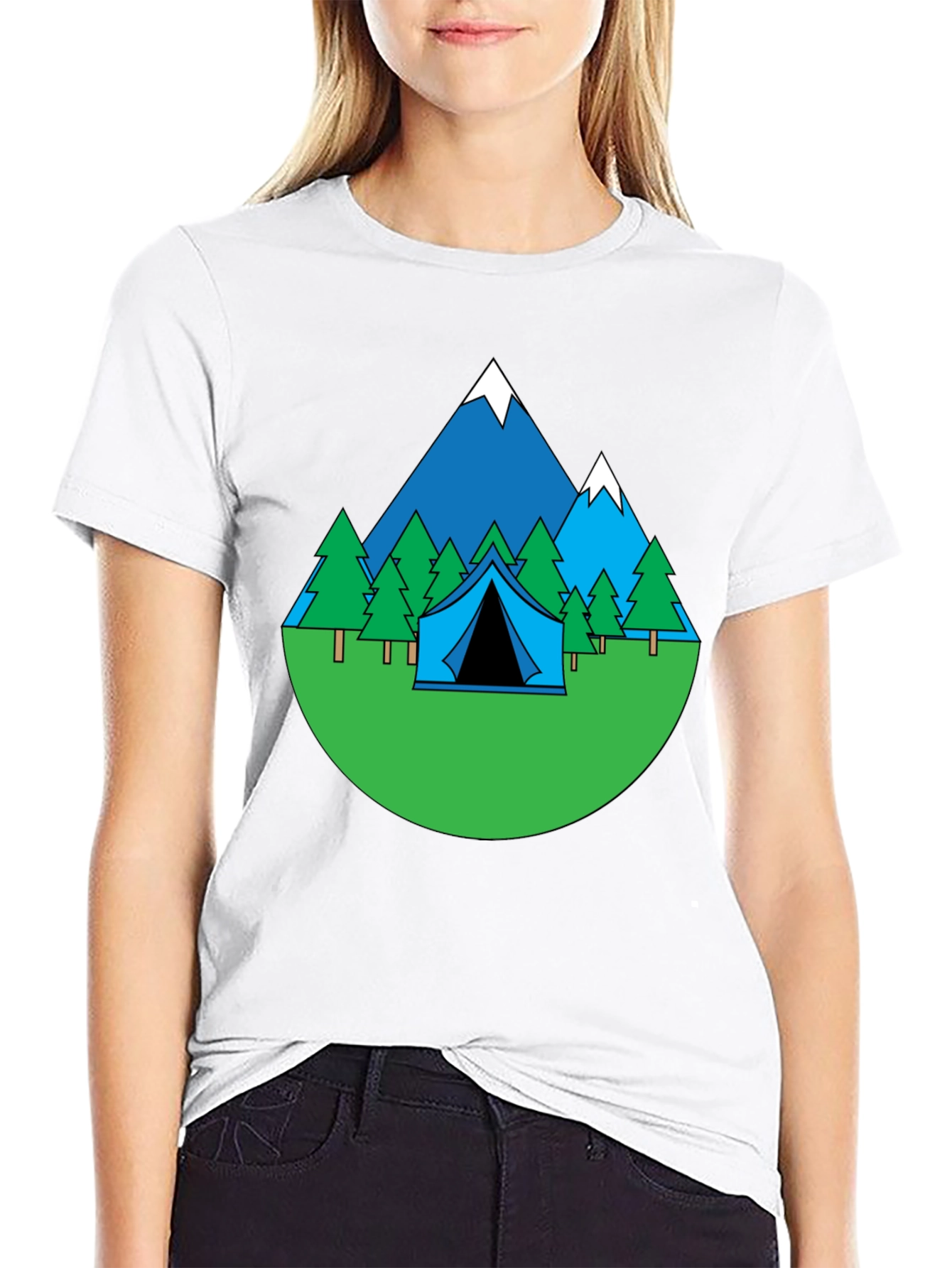 Mountain Camping Graphic Tee