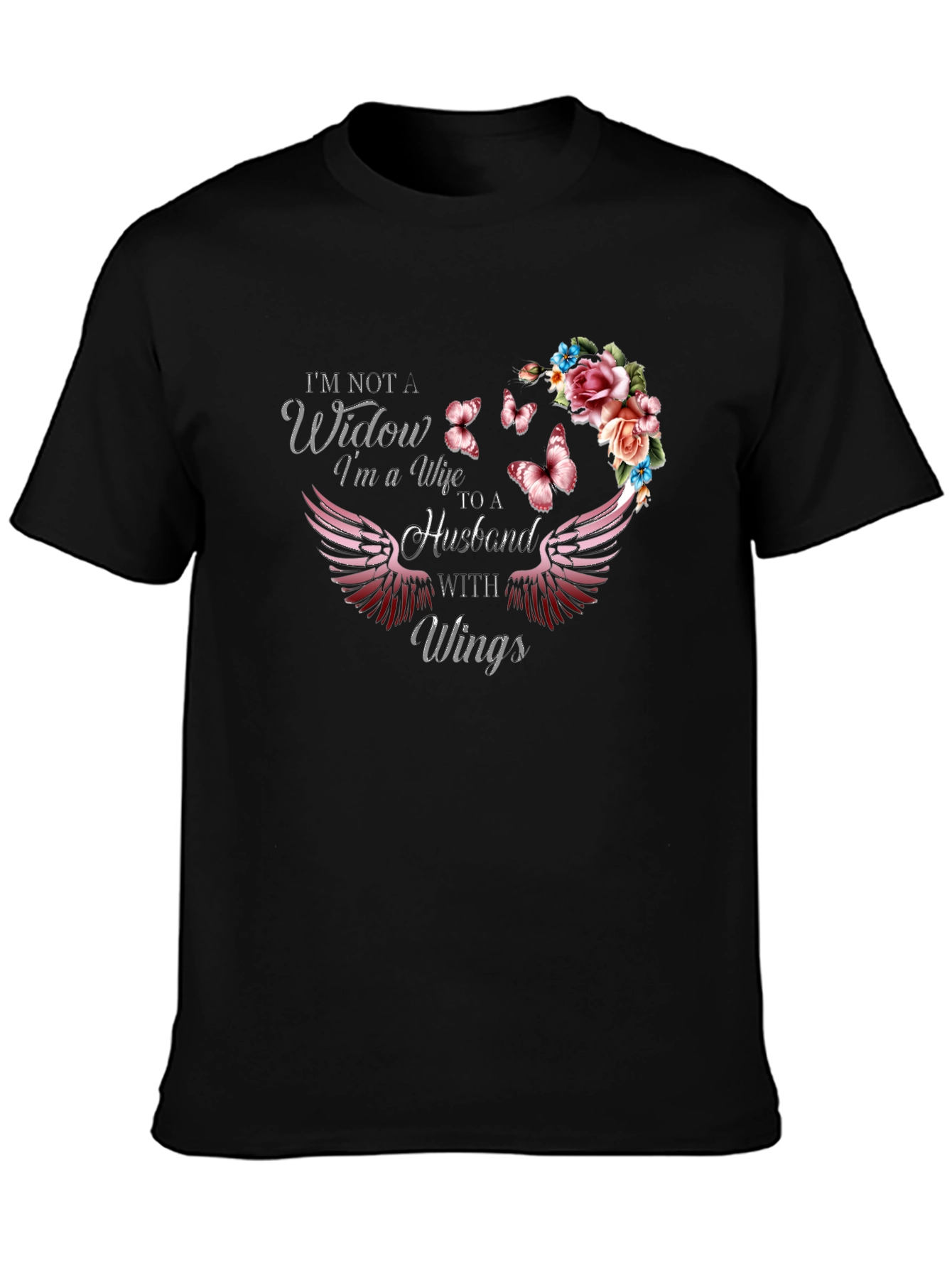 Wife to a Husband With Wings T-Shirt