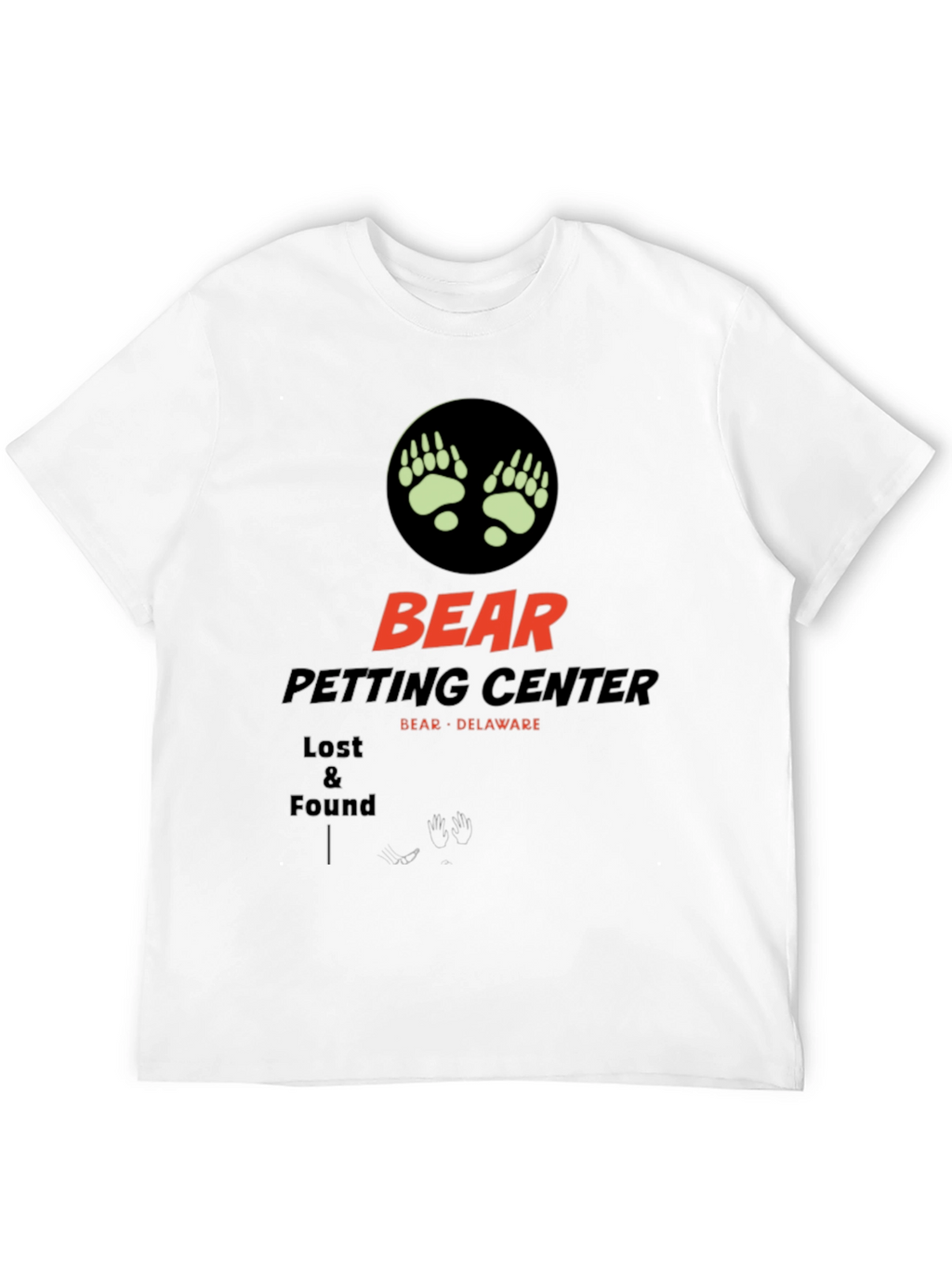 Bear Petting Center T-Shirt Funny Novelty Tee