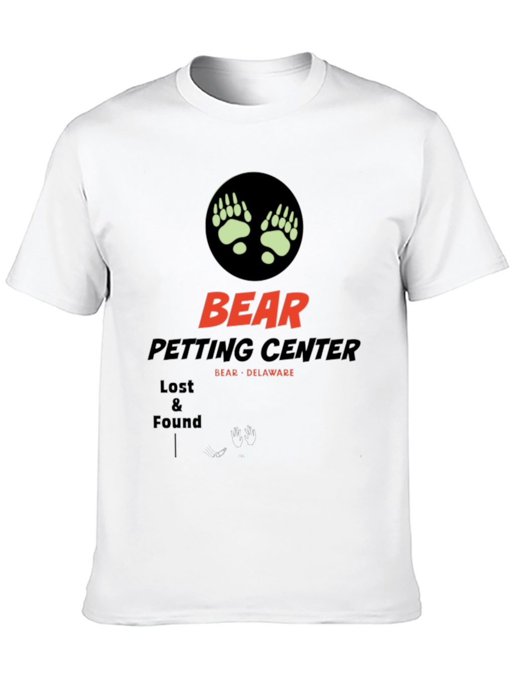 Bear Petting Center T-Shirt Funny Novelty Tee