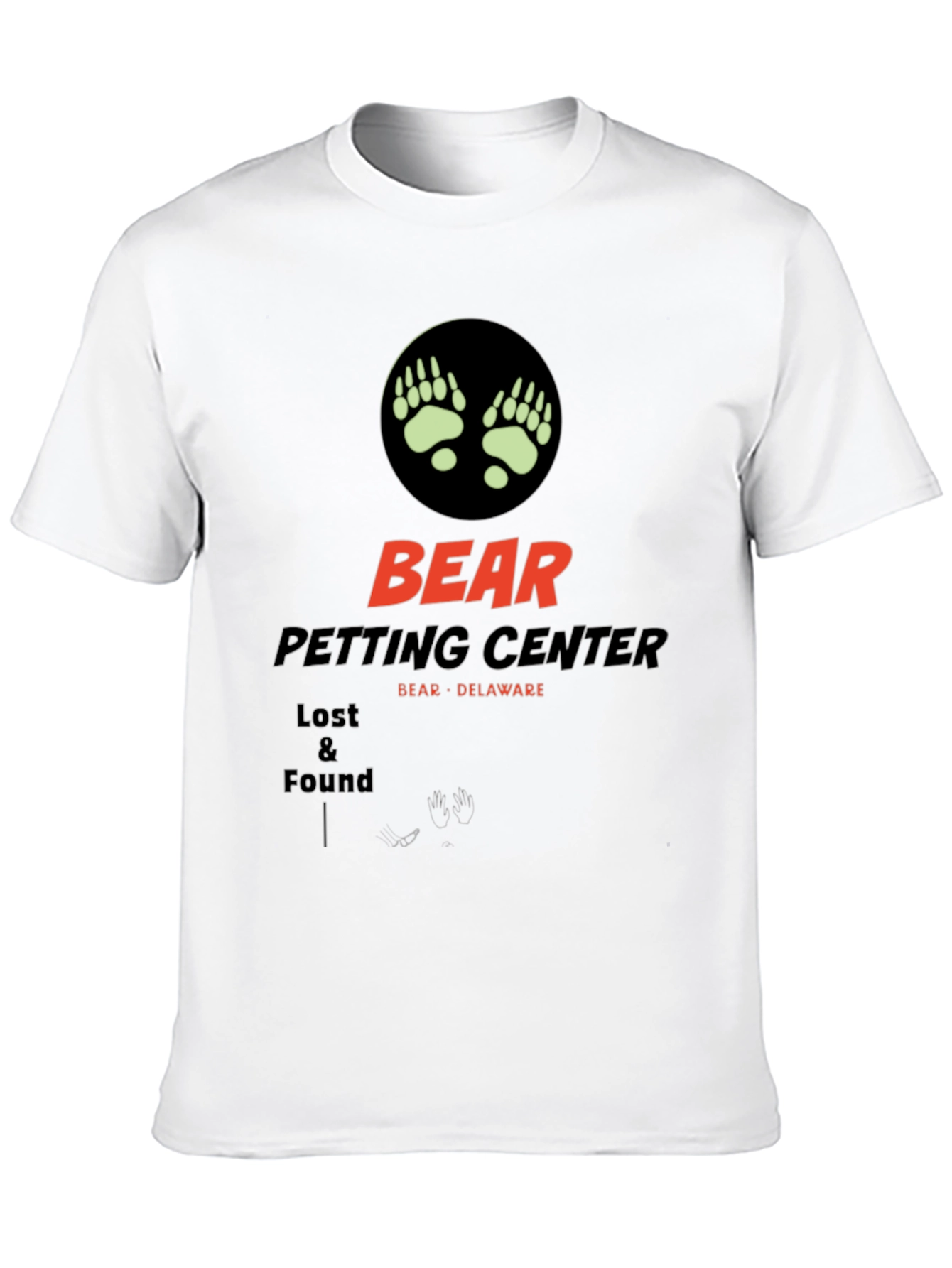 Bear Petting Center T-Shirt Funny Novelty Tee