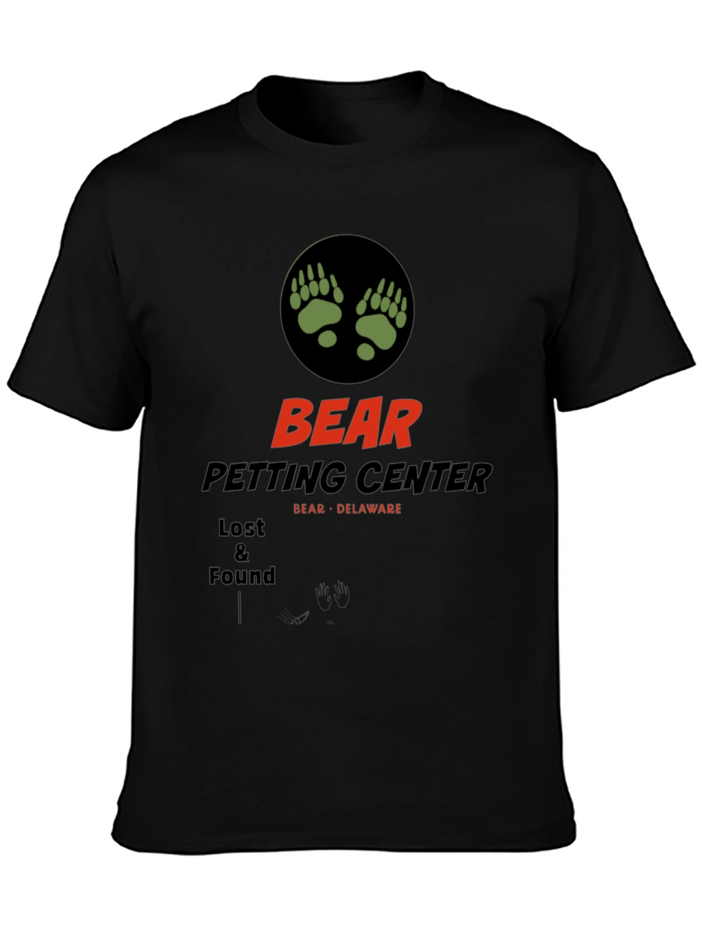 Bear Petting Center T-Shirt Funny Novelty Tee
