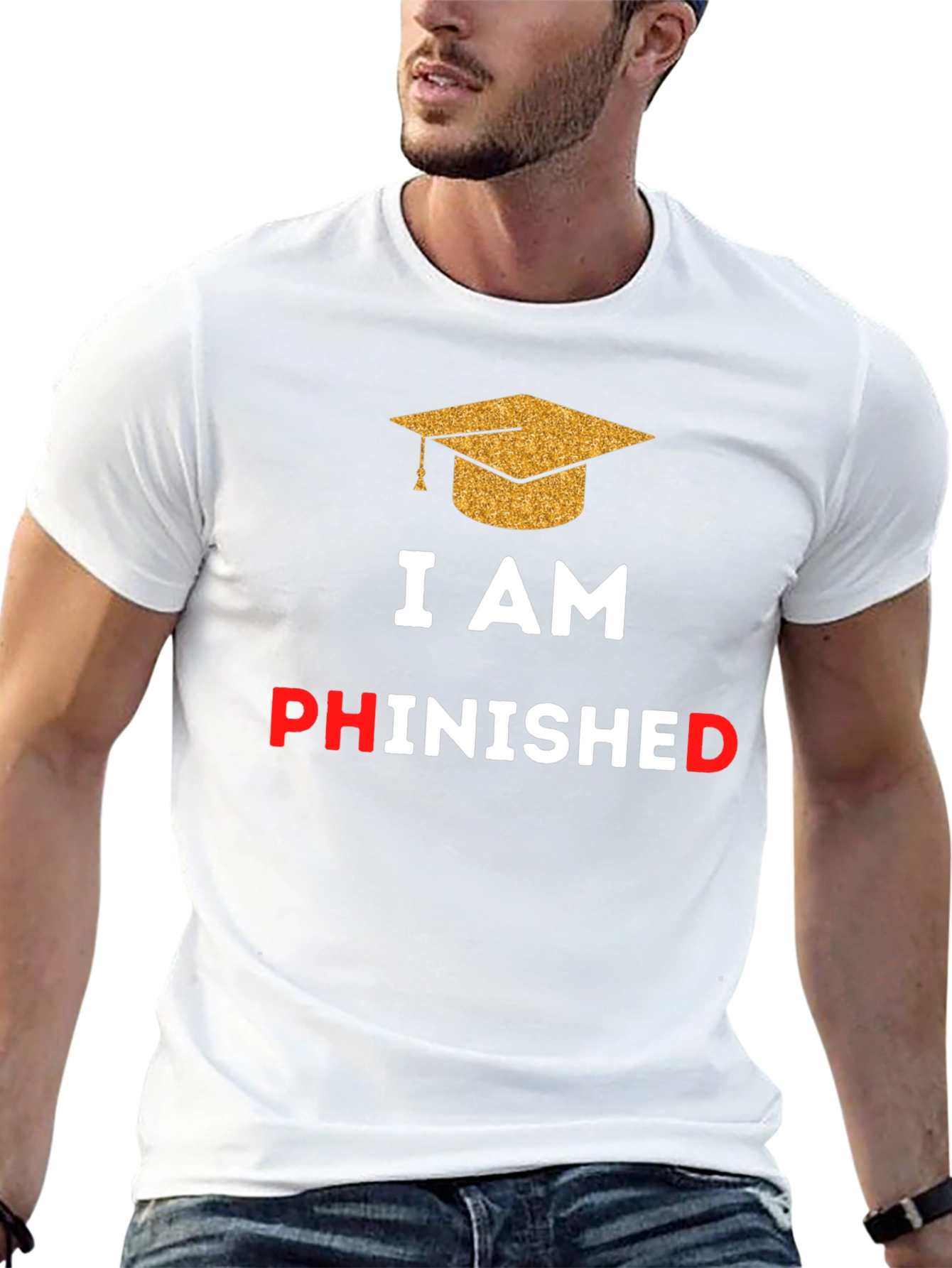 Phinished Graduation T-Shirt - Celebrate Your PhD!