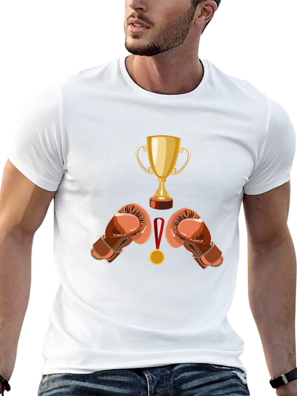 Boxing Champ Black T-Shirt